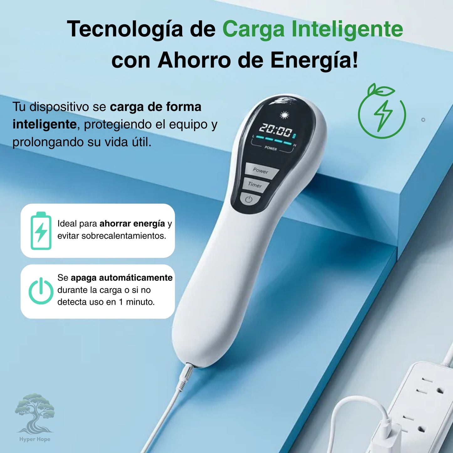 Dispositivo de Terapia Láser Frío Luz Roja Infrarroja Portátil, 650 nm y 808nm, para el Dolor Muscular y Articular