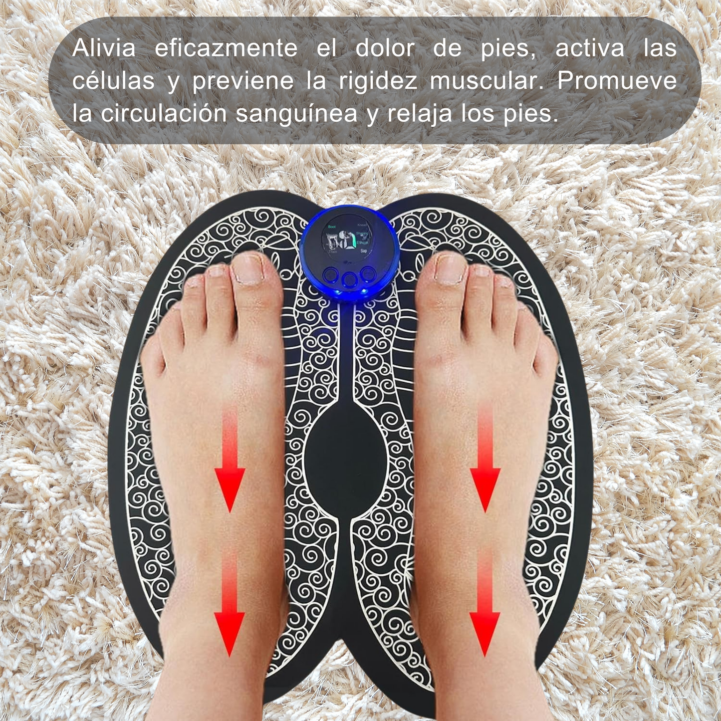 Alfombra Masajeadora para Pies Ovalada